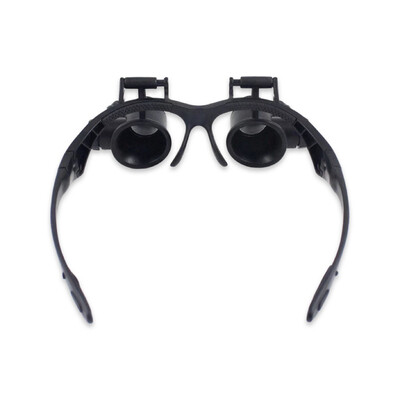 10X 15X 20X 25X Eye Jewelry Watch Repair Magnifier Glasses With 2LED Lights Loupe Microscope - 4