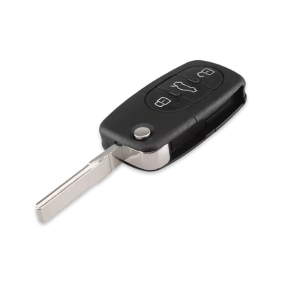 Audi A2 A4 3Btn Flip Remote Key 433MHz 8Z0837231D (OEM Board) - 3