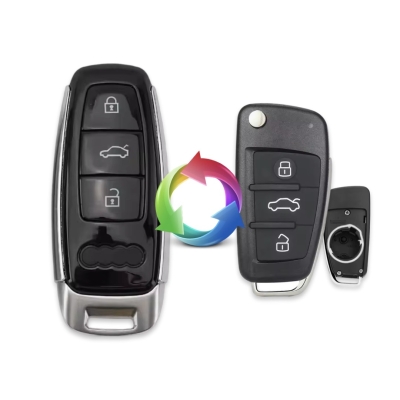 Audi A3 Q2 3Btn Modified Keyless Remote Shell - 1