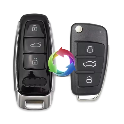 Audi A3 Q2 3Btn Modified Keyless Remote Shell - 5