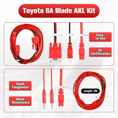 Autel Toyota 8A All Keys Lost Adapter Works with G-Box2-3 APB112 Simulator - 2