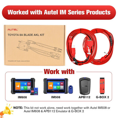 Autel Toyota 8A All Keys Lost Adapter Works with G-Box2-3 APB112 Simulator - 3