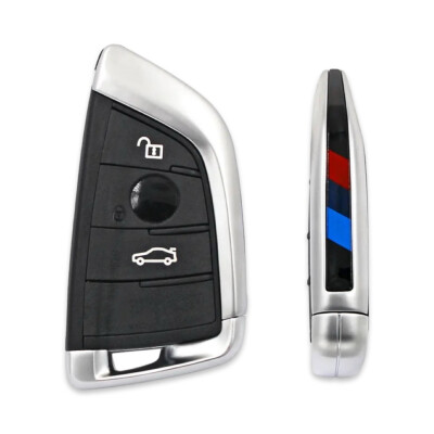 Bmw FEM F Series 3Btn Smart Key Shell Black Button - 5