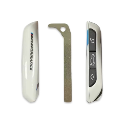 Bmw G Series 4Btn Smart Key Shell White - 4