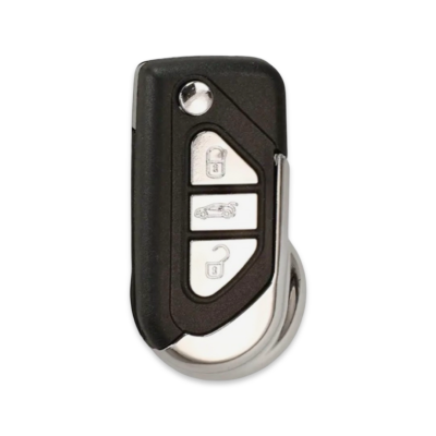 Citroen DS Series 3Btn Flip Key Shell - 1