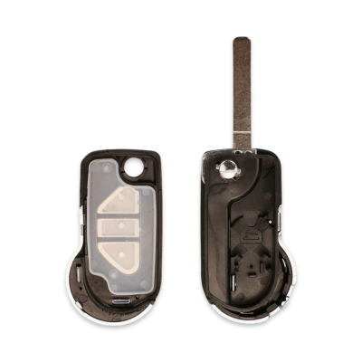 Citroen DS Series 3Btn Flip Key Shell - 3