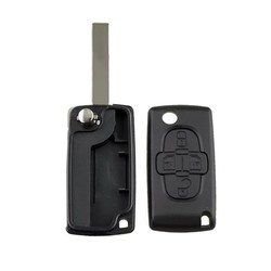 Citroen Picasso 4Btn Flip Key Shell - 2