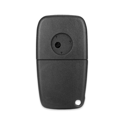 Fiat Ducato Bravo Panda 3Btn Flip Key Shell Black (Back Battery Holder) - 3