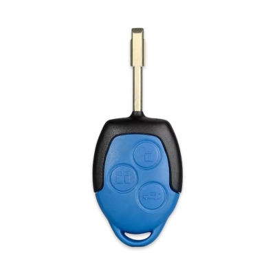 Ford Transit 3Btn Blue Key Shell with Key Head - 1