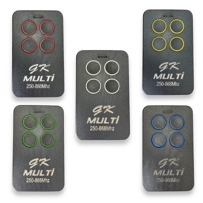 GK-MULTI All in One Rolling and Fixed Duplicate Remote Multi Frequancy 250-868MHz (40 Models) - 2