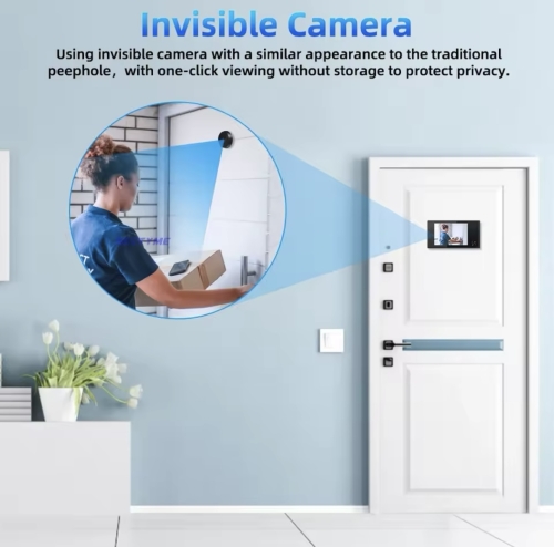 iDragon KM20 Doorbell 120 Angle Peephole Viewer Smart Home Digital Cam - 5