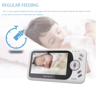 iDragon 4.3inch Wireless Intercom Temperature Display Baby Monitor Night Vision Home Security CCTV Camera - 4