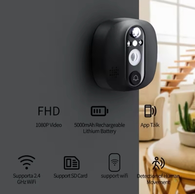 iDragon KM19 Doorbell Video IP Camera 1080P 4.3inch Display - 3