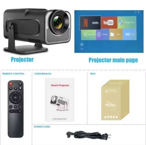 iDragon HY320 Projector 4K Native 1080P Dual Wifi6 BT5.0 Cinema Outdoor Portable Projetor - 3