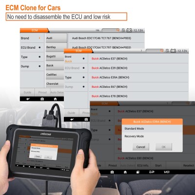 OBDSTAR DC706 ECU Tool Full Version for Car and Motorcycle ECM-TCM-BODY Clone by OBD or BENCH - 3