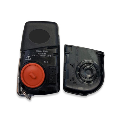 OEM Toyota Corolla 3Btn Flip Remote Key 433MHz 2019+ B2A2F2R - 2