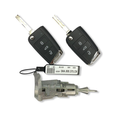 OEM Volkswagen MQB Lock Set NCF29A1 ID49 434MHz 5NA800375CN - 1