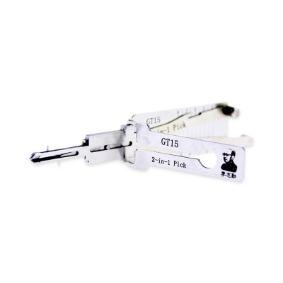 Original Lishi GT15 2in1 Decoder & Pick Tool for Alfa, Fiat, Lancia, Maserati, Ferrari - 1