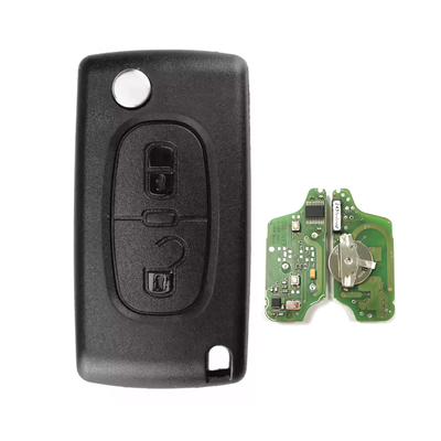 Peugeot 2Bt Remote Flip Key 434MHz Genuine Board - 1