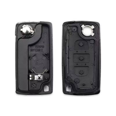 Peugeot Expert 3Btn Flip Key Shell (with battery holder) - 3