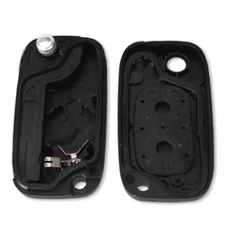 Ren Clio3 Modus Kangoo 2Btn Flip Key Shell - 4