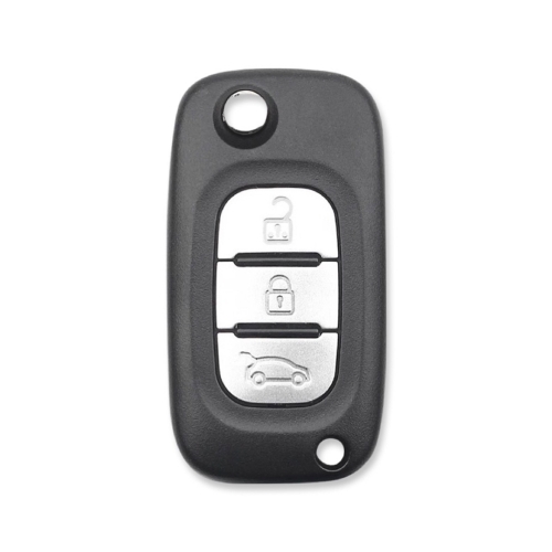 Ren Twingo3 Trafic 3Btn Flip Key AES 4A 433MHz - 1