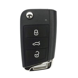 Skoda MQB Remote Flip Key 434MHz Genuine OEM - 2