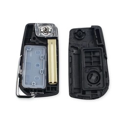 Toyota 2 Buttons Flip Key Shell (16xx battery) - 3