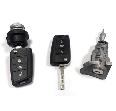 Volkswagen MQB Lock Kit 434MHz HITAG AES - 1