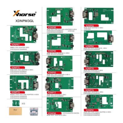 Xhorse MQB48 No Disassembly No Soldering 13 Full Set Adapters XDNPM3GL - 1