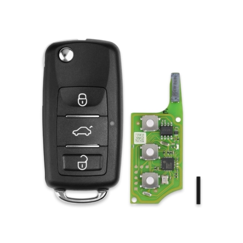 Xhorse XEB510EN 3Btn Flip Remote Key VW Type B5 XT27B SuperChip (MQB Compatible) - 1